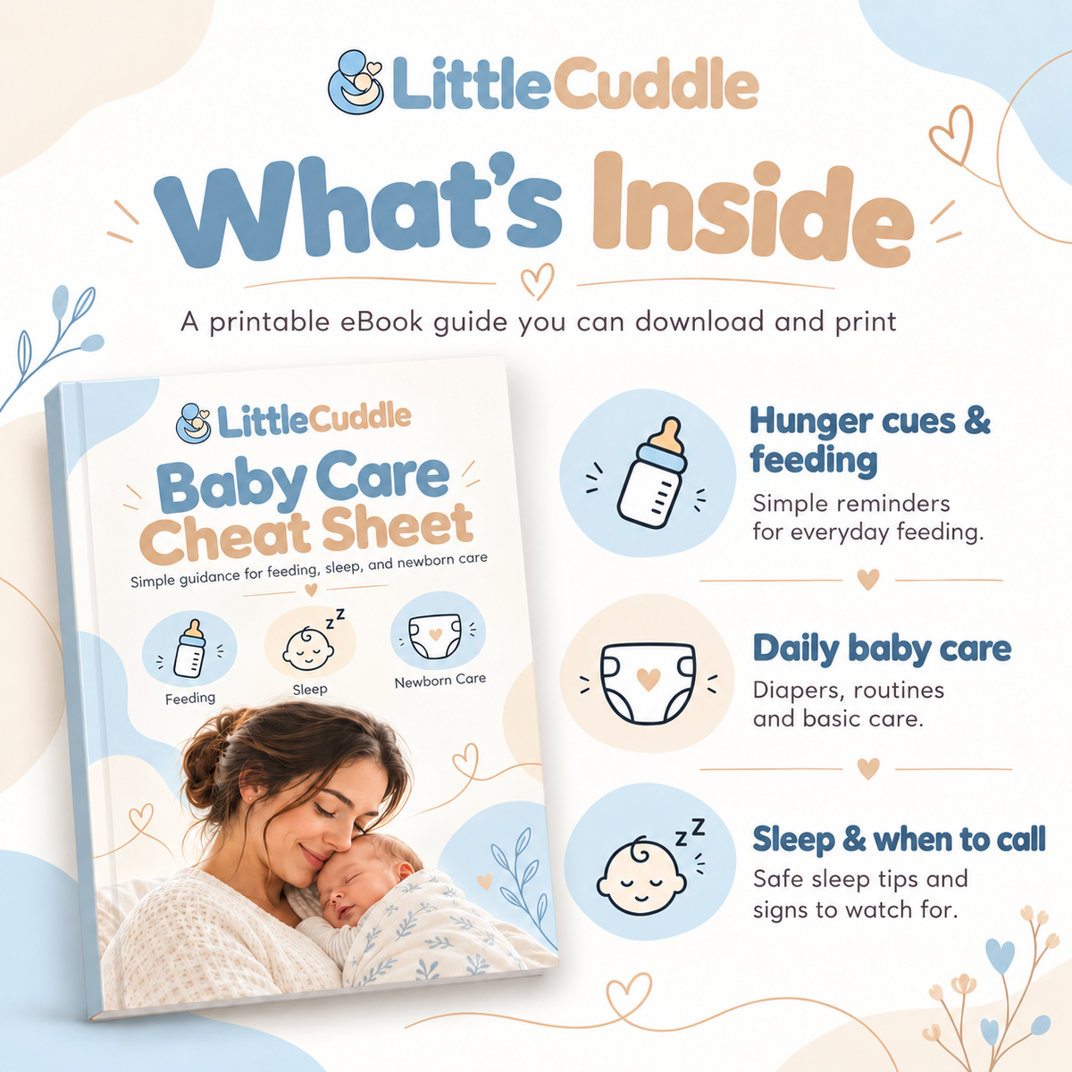 Printable Newborn Care & Parenting Guide eBook