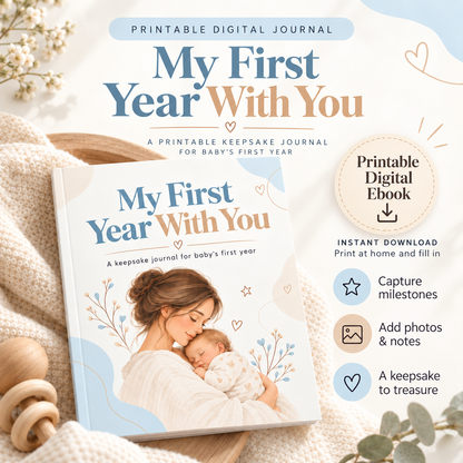 Printable Baby Memory Journal eBook