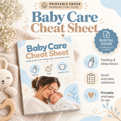 Printable Newborn Care & Parenting Guide eBook